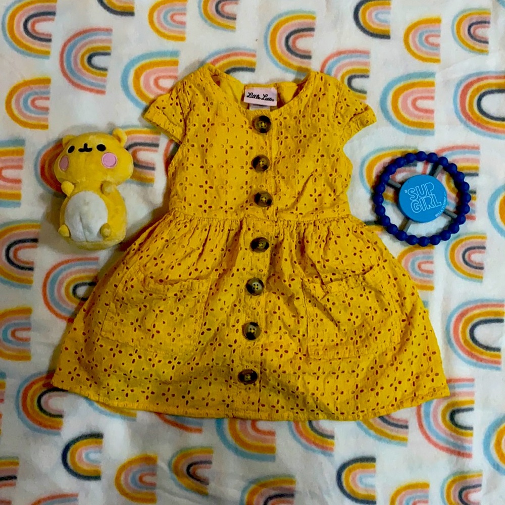 Yellow Toddler Summer Dress! So Adorable ☺️